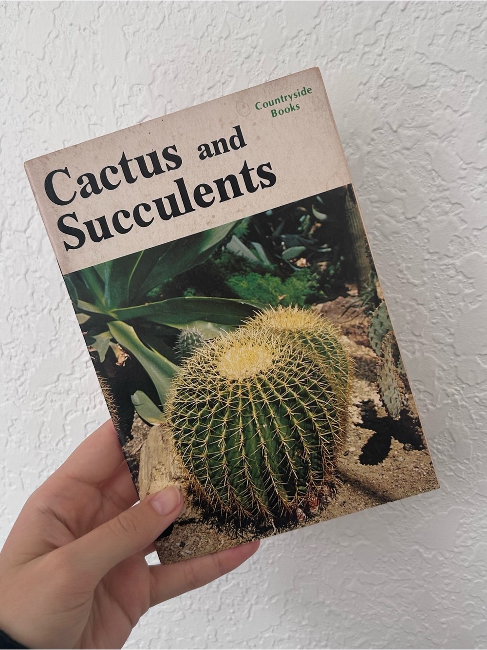 Cactus and Succulents Paperback Book - Green & Tan Cover